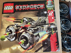LEGO Exo-Force 7704 Sonic Phantom - Not Complete w/ Manual & Box Are Included.