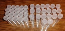 40 Assorted Coin Tubes 20 Nickels & 20 Dimes Screw Top Koin Brand