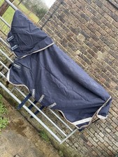 5ft6 Horseware Rambo Duo 100g Navy Turnout Rug Takes Liners Lightweight Fill