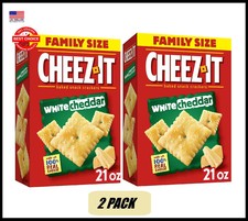 Cheez-It White Cheddar Cheese Crackers, Baked...