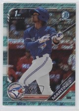 2019 Bowman Chrome Prospects Aqua Shimmer Refractor 64/125 Orelvis Martinez l5b