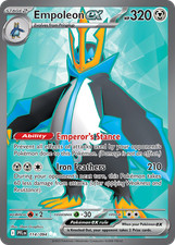 EMPOLEON EX 114/094 UR PHANTASMAL FLAMES POKEMON HOLO NM/M