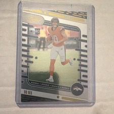 Panini 2024 Absolute Rookie Bo Nix Denver Broncos #112 Football Yellow