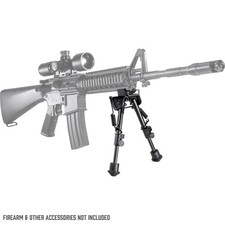 Barska Adjustable 7.9"-12.7" Spring Loaded Folding Swivel Picatinny Rail Bipod