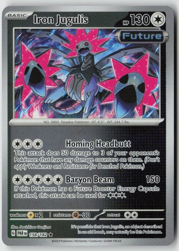 Paradox Rift Iron Jugulis Reverse Holo 158/182 NM
