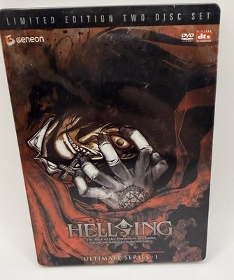 Hellsing Unlimited   Series 1   Steel Case (2 Disc Set) Rare HTF