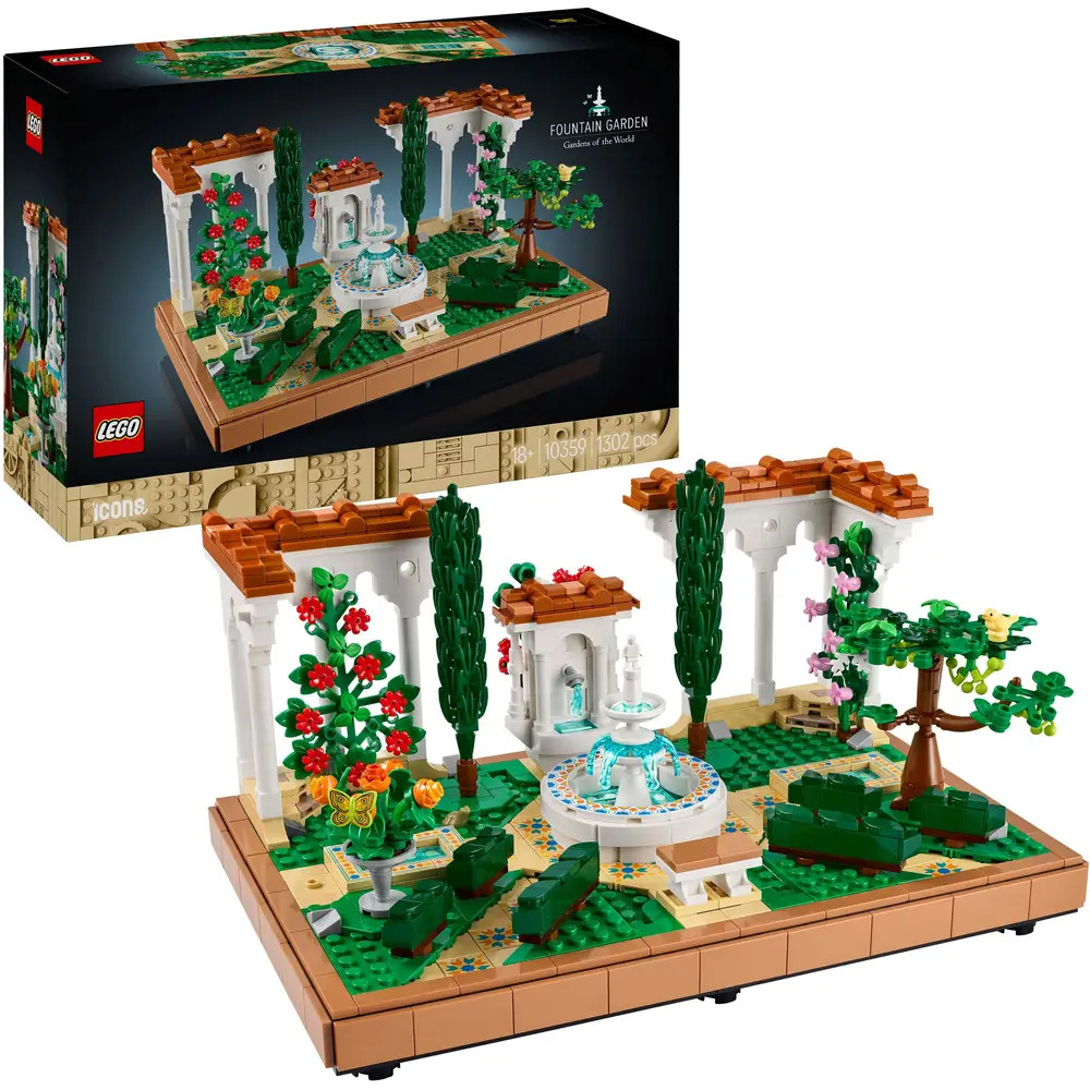 Lego® Rote Icons 10359 Springbrunnengarten - Bild 7