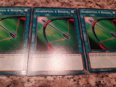 Yu-Gi-Oh!  3 × Silberpfeil  und Bogen Legend Of Blue Eyes NM