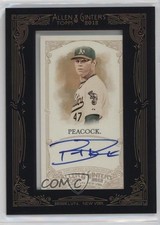 2012 Topps Allen & Ginter's Framed Mini Auto Brad Peacock #AGA-BP Auto 1mx6