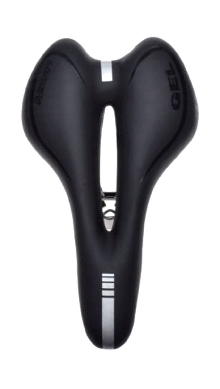 Selle vélo MTB gel noir pour améliorer le confort de l'assise VTT