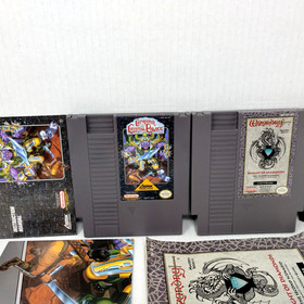 Conquest Crystal Palace WIZARDRY Knights of Diamonds Nintendo NES Manual Poster