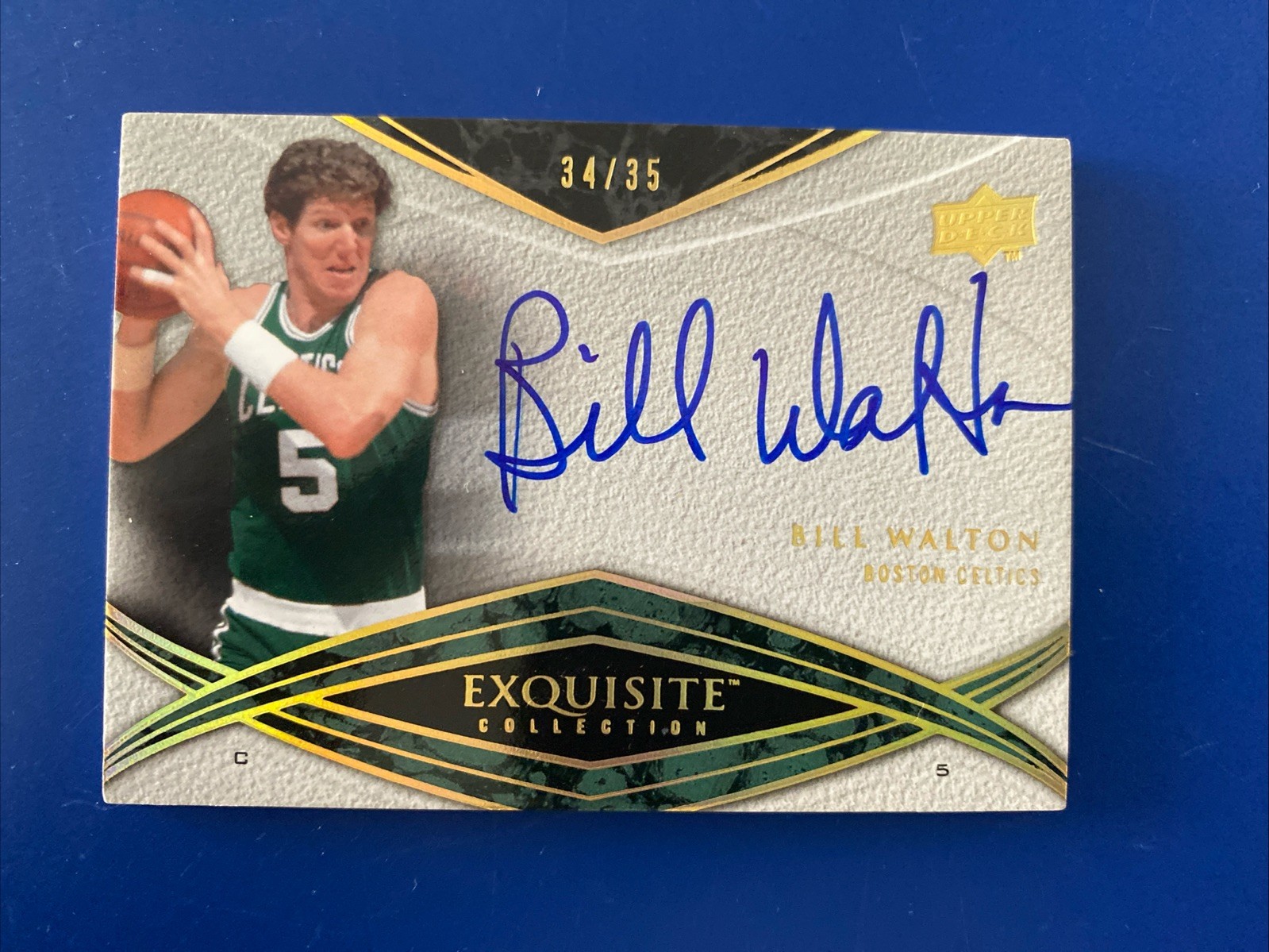 2008-09 Upper Deck Exquisite Bill Walton Autograph #34/35 AUTO-BW
