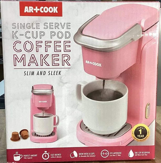 AR+Cook Single Serve K-Cup Pod Coffee Maker