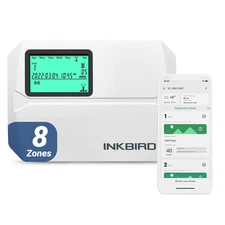 Lawn Smart Sprinkler Controller Watering Timer 8 Stations WiFi Irrigation System