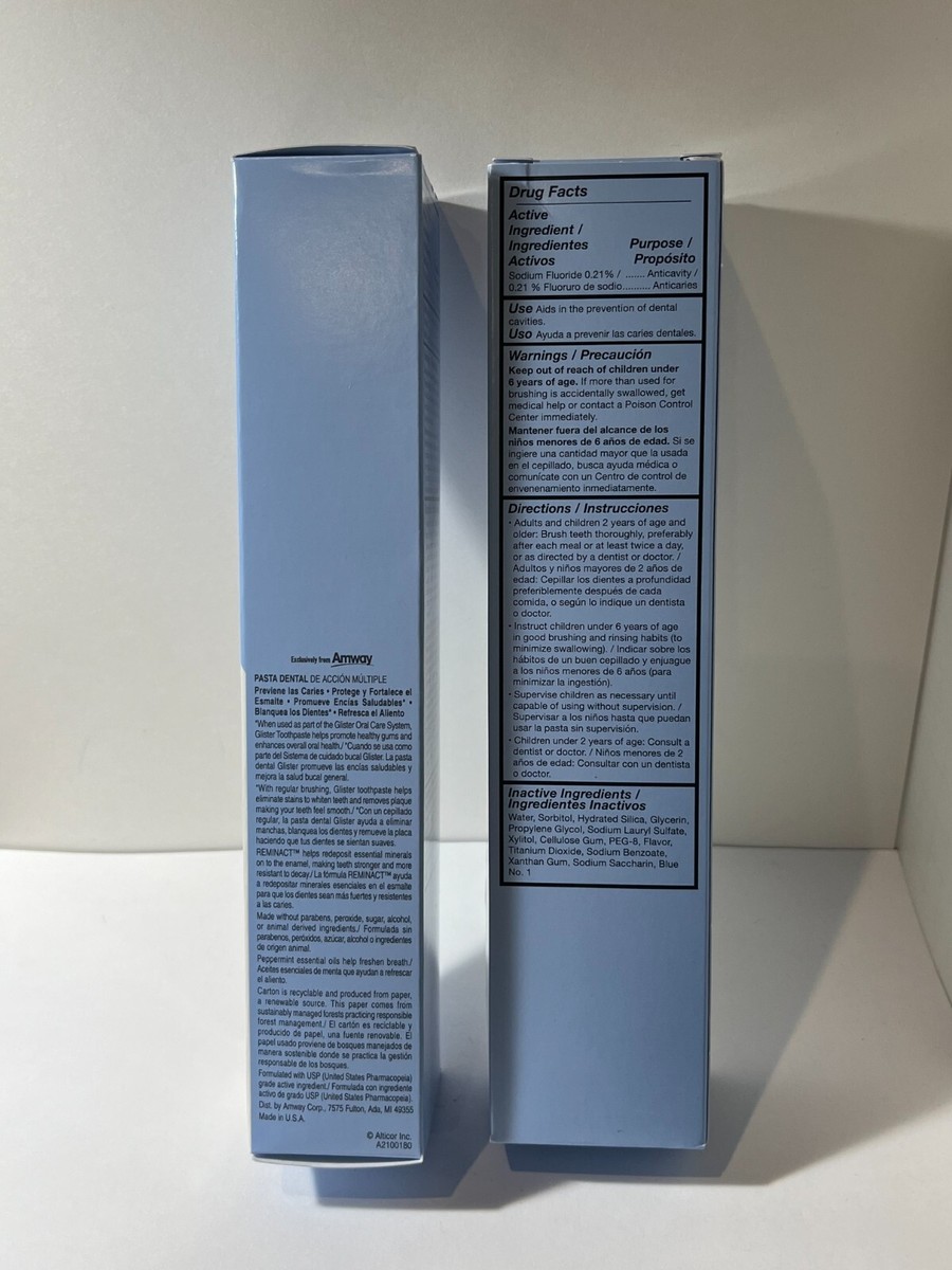 Amway - mkmkk Amway Glister Multi-action Fluoride Toothpaste 7.05 oz - Lot