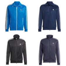 Men's Adidas Originals FB Nations Beckenbauer 3 Stripe Track Top Jacket New