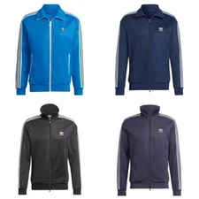 Men's Adidas Originals FB Nations Beckenbauer 3 Stripe Track Top Jacket New