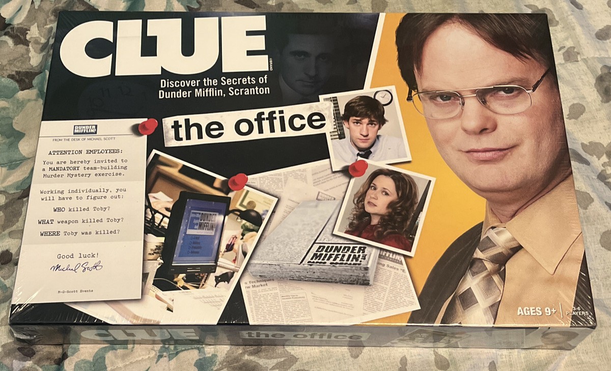 Hasbro Clue The Office Edition Exclusive Board Game New Sealed 2019  700304153128| eBay