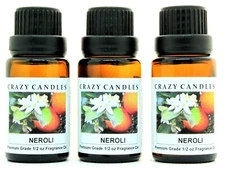 3 Neroli 1/2oz Premium Grade Scented Fragrance Oil Crazy Candles