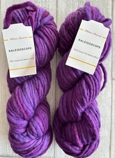 2 Skeins Filatura Lanarota Kaleidoscope Extra Fine Merino Wool Peru - Color #003