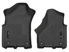 Husky Weatherbeater Floor Mats for 2019-2024 Dodge Ram 2500 3500 Black