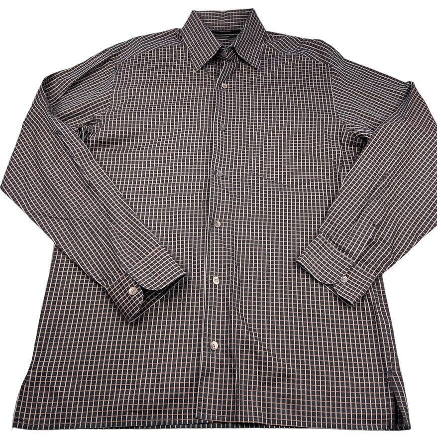 Ermenegildo Zegna Mens Shirt Size Medium Button-U… - image 1