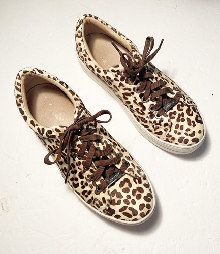 j slides sneakers leopard