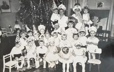 Beautiful boys girls sweet pretty attractive kids children Vintage Photo