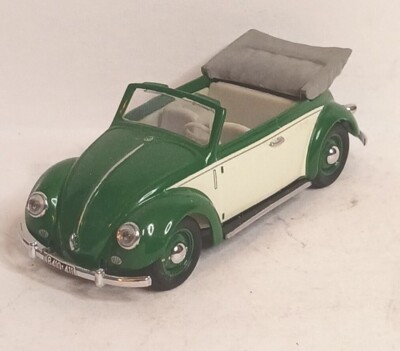 【美品】Volkswagen The Beetle Cabriolet 1/43 Volkswagon VW Beetle Convertable Vitesse 1:43 Green