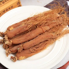 100g Korean Red Ginseng 6 years Whole Roots Ginseng Root Premium Grade With Hair