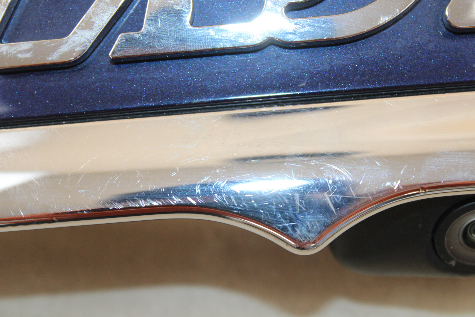 14-22 MASERATI GHIBLI DECKLID TRUNK LID MOLDING + CAMERA BLUE ORIGINAL OEM