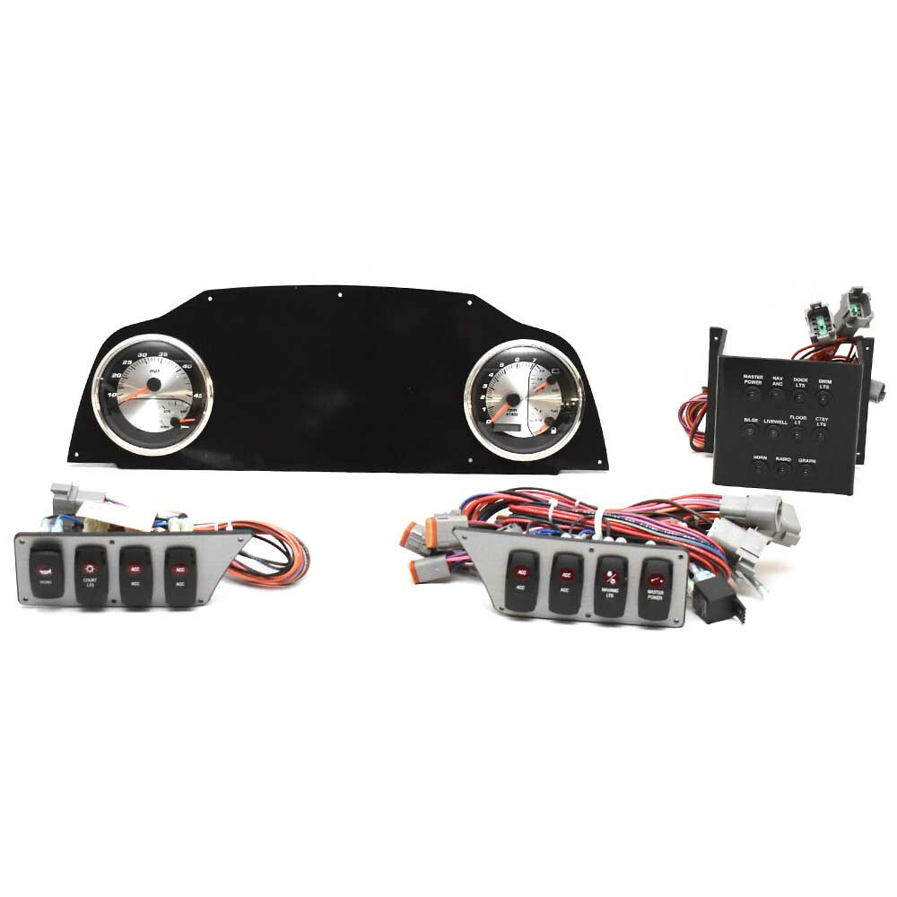 Godfrey Pontoon Boat Dash Panels Monaco Mercury Yamaha 4PC Set 461748