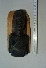 alte schöne Holzschnitzerei  - mit Hartholzkern - Wengenholz ?