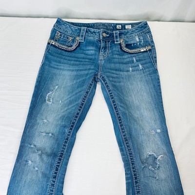 Miss Me Jeans Mid Rise Bootcut Meas 