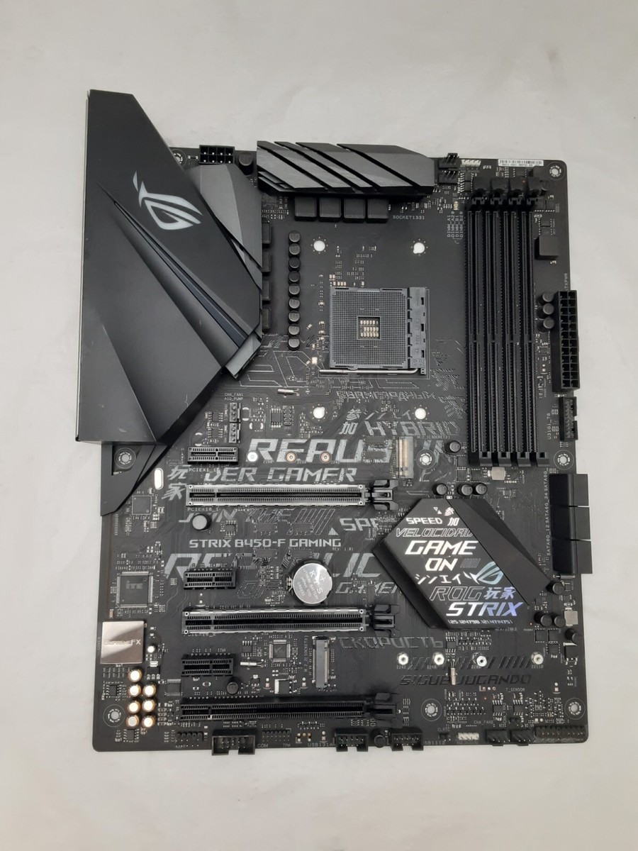ASUS ROG STRIX B450-F GAMING AMD AM4 MOTHERBOARD TESTED | eBay