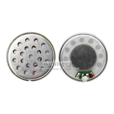 2x 30mm 32Ohm 0.02W Bluetooth Headphone Audio Speaker Headset Stereo Woofer