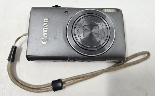 Canon PowerShot ELPH 130 IS 16.0MP *Camera ONLY* Cracked Screen -Tested EB-17577
