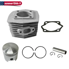 47mm Cylinder Head Piston Kit for 66/80cc 2 Stroke Motorized Bicycle Bike Motor