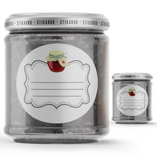 Brecon Blan JAM POT LID JAR STICKY LABELS HOMEMADE JAMS MARMALADE STICKERS