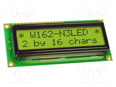 1 Stück, Display: LCD EAW162-N3LED /E2DE