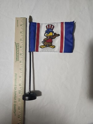 1984 Los Angeles XXIII Olympics Games Sam The Olympic Eagle Flag LAOOC USA 1980
