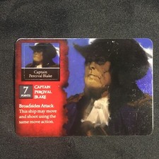 Pirates of the Crimson Coast CSG - #043 "CAPTAIN PERCIVAL BLAKE" RARE Unpunched!