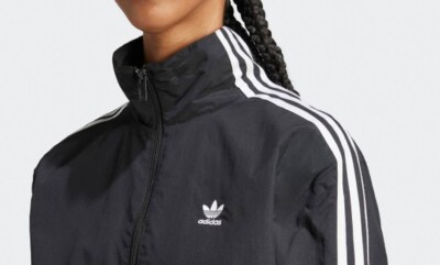 Adidas Adicolor Woven Track Top Womens - Black / JD5331