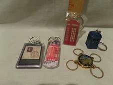 "England" key chains-lot of 5