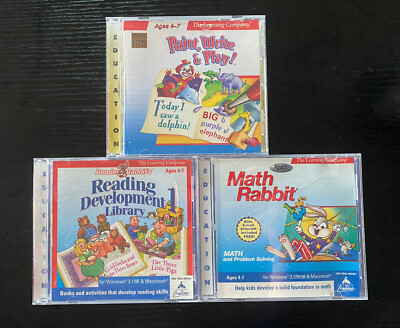 The Learning Company PC CD-ROM Windows 95 & Mac Ages 4-7 education