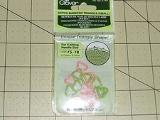 Clover STITCH MARKERS TRIANGLE (SMALL) - 16 pieces- Art No. 3149
