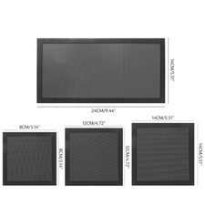 5PCS PC Chassis Cooling Dust Filter Magnetic PVC Net Guard Fan Dustproof Case