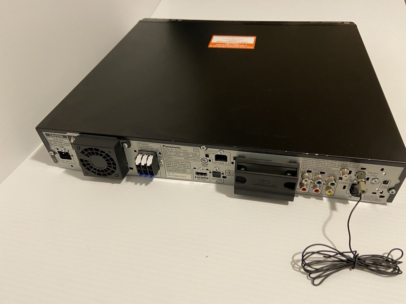 Panasonic SAPT950 5 Disc DVD Changer Home Theater System Tested eBay