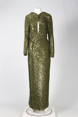 DUNDAS GREEN SEQUIN MAXI DRESS IT 38 UK 6 | eBay UK DUNDAS GREEN SEQUIN MAXI DRESS IT 38 UK 6 | eBay UK