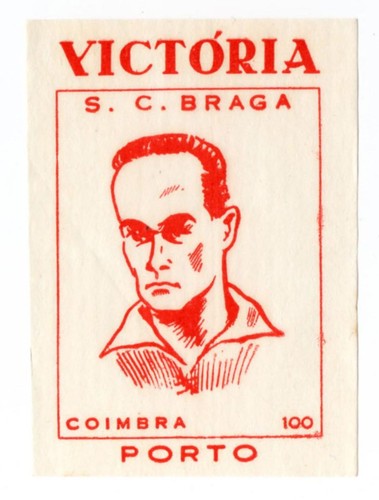 Victoria Candies Portugal 64 65 Football Stamp Wrapper 100 Coimbra S C Braga Ebay